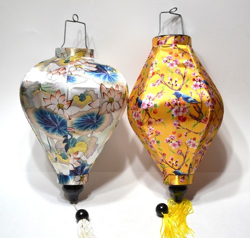 Vietnamese silk bamboo hanging - silk,